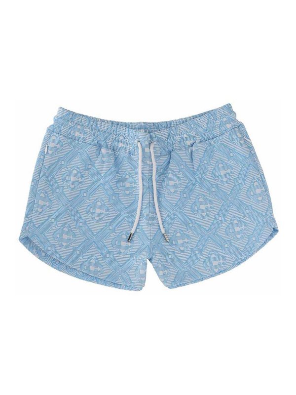CASABLANCA: Shorts - Short - Bleu Clair