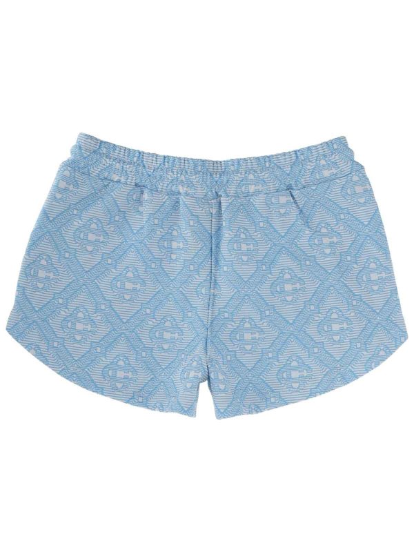 The Best Shops CASABLANCA: Shorts - Short - Bleu Clair