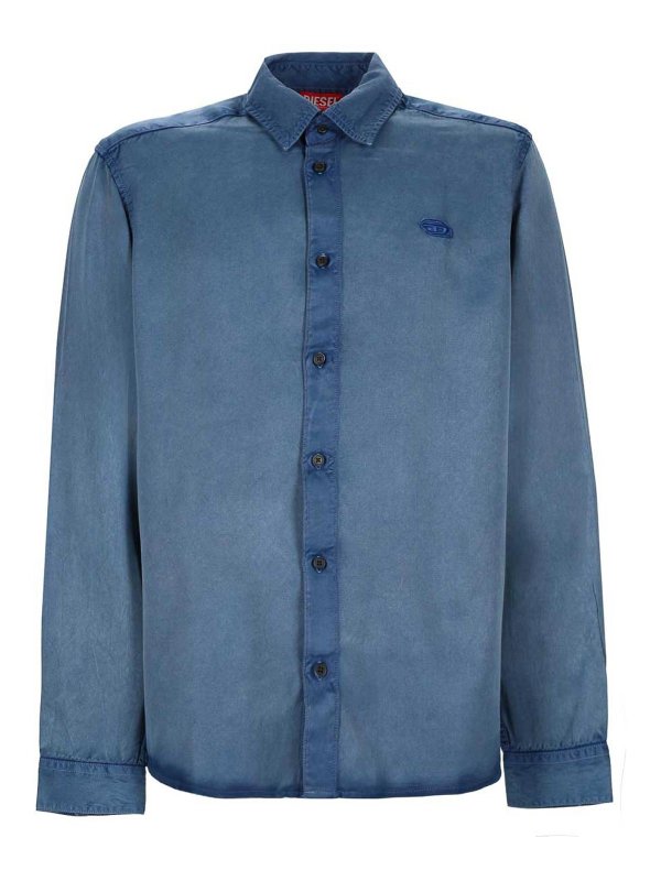 DIESEL: Hemden - Hemd - Blau