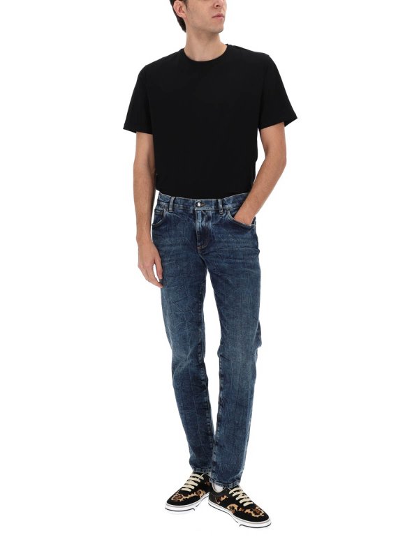 DOLCE & GABBANA: スキニージーンズ online - スキニージーンズ - デニム