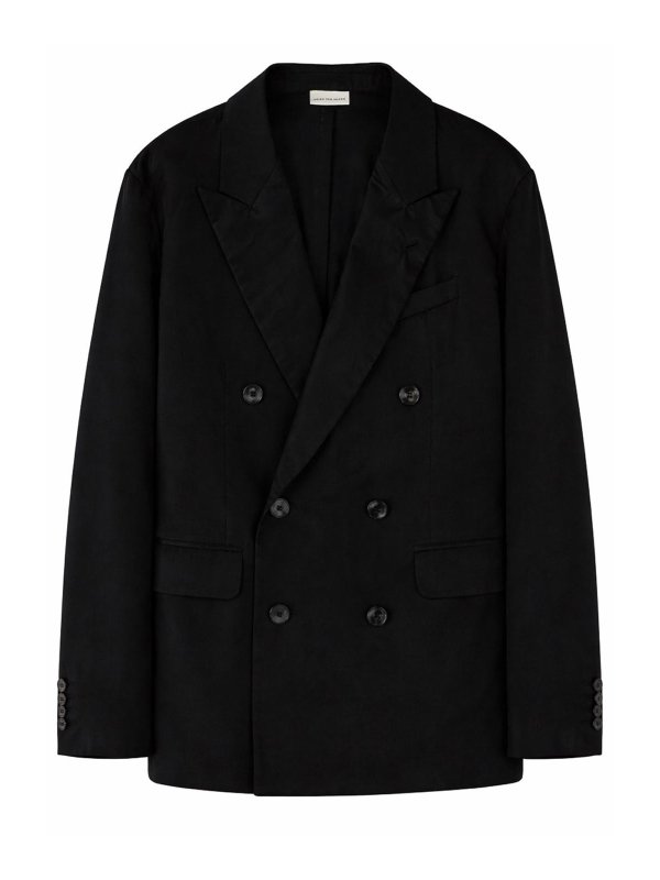 DRIES VAN NOTEN: ブレザー - ブレザー - 黒
