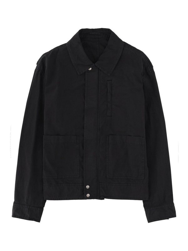 DRIES VAN NOTEN: カジュアルジャケット - カジュアルジャケット - 黒