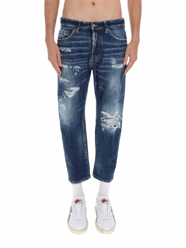 The Best Shops DSQUARED2: Schlagjeans - Blau