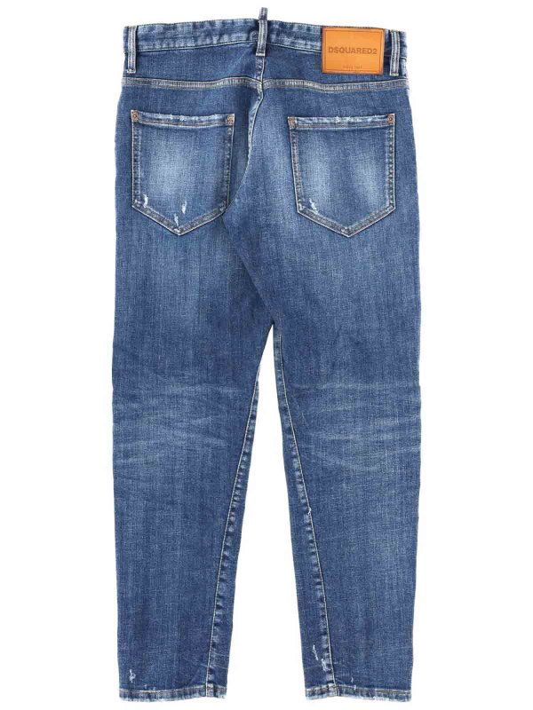 DSQUARED2: ストレートジーンズ online - ストレートジーンズ - ブルー