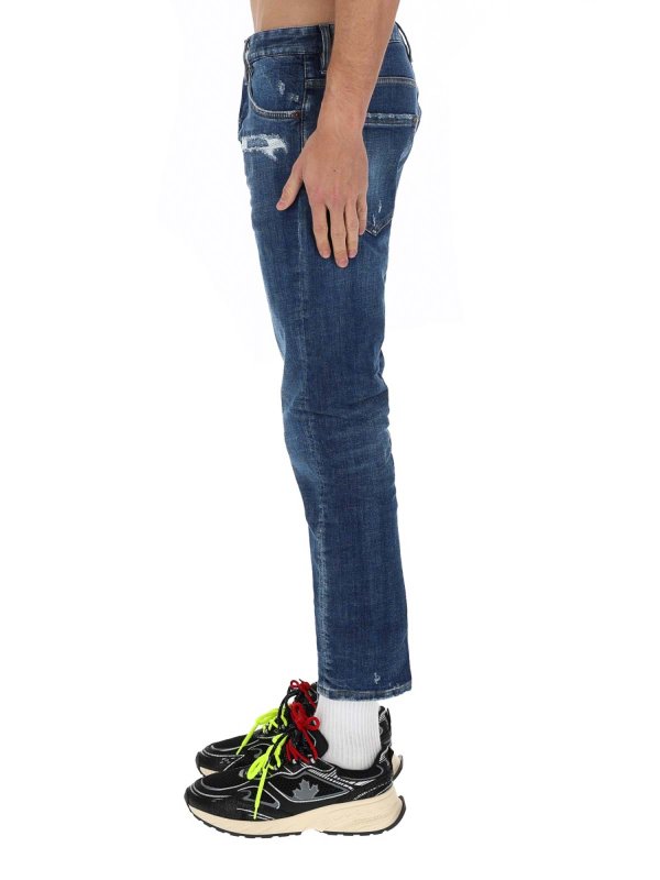 ストレートジーンズ - ブルー shop online: DSQUARED2