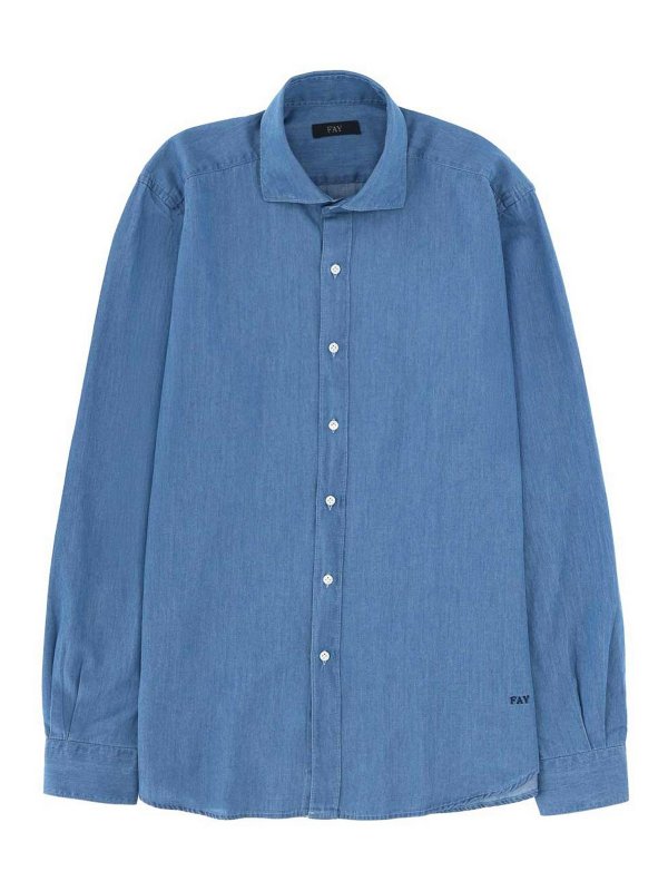 FAY: Hemden - Hemd - Blau