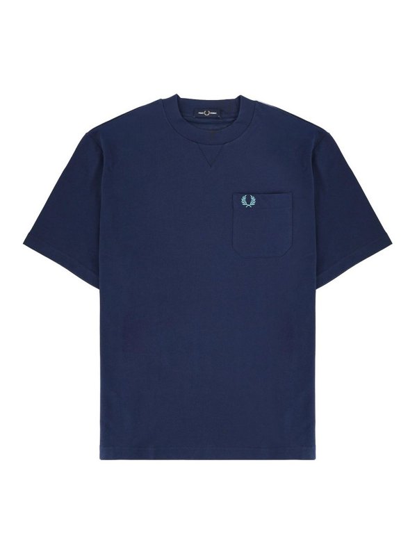 FRED PERRY: Camisetas - Camiseta - Azul