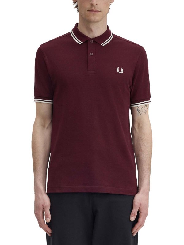 FRED PERRY: シャツ online - シャツ - ダークレッド