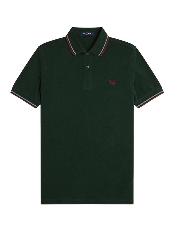 FRED PERRY: Camisas - Camisa - Verde