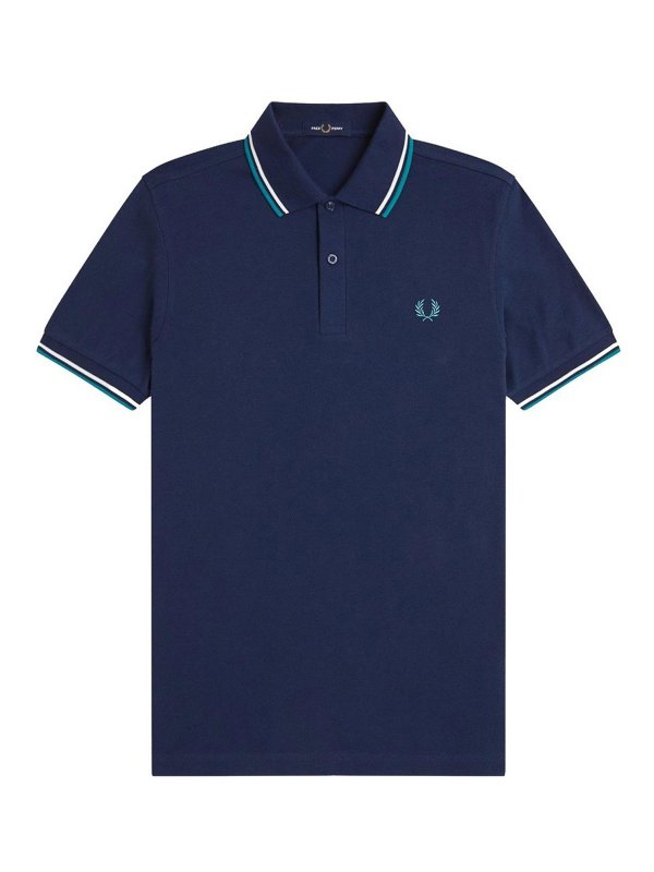 FRED PERRY: Camisas - Camisa - Azul
