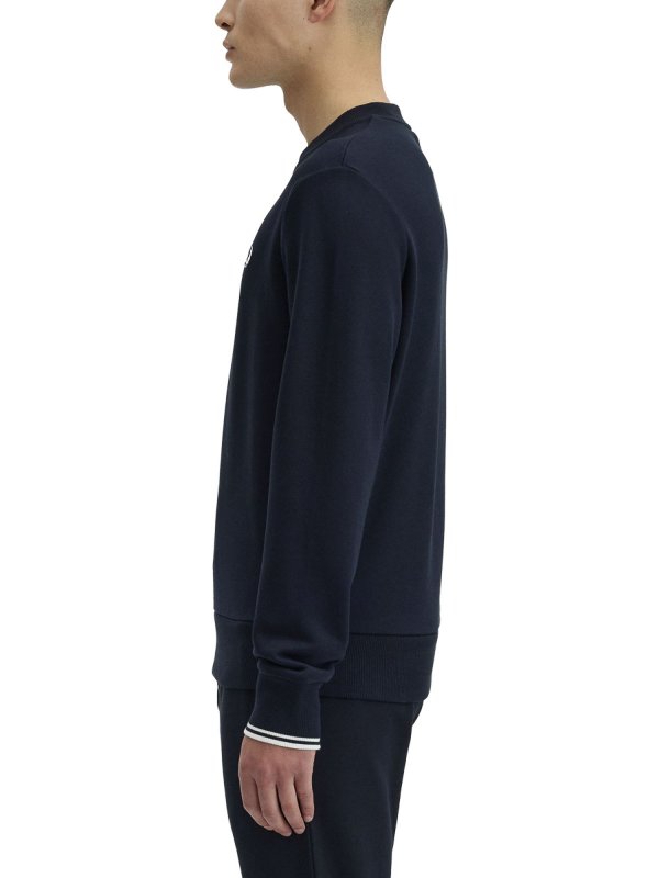 Felpa Con Logo shop online: FRED PERRY