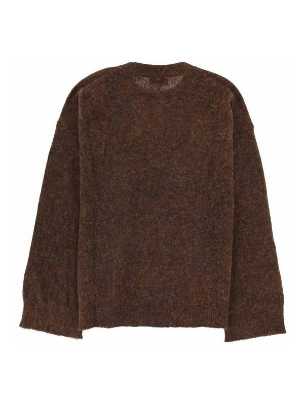 GANNI: crew necks online - Wool Jersey
