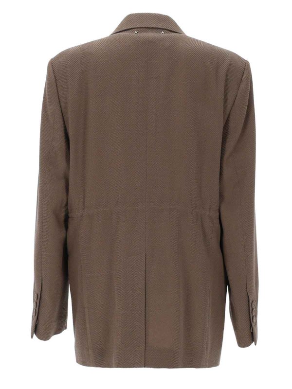 The Best Shops GOLDEN GOOSE: Blazer - Blazer - Hellgrau