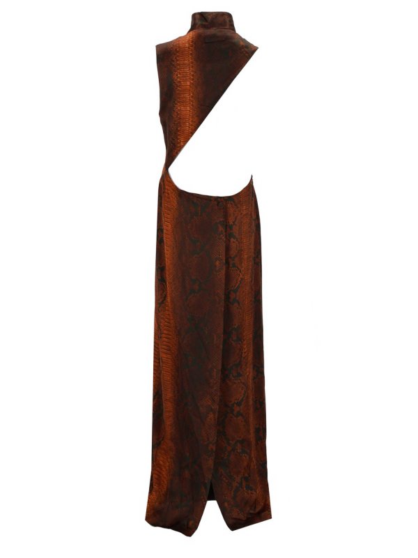 The Best Shops JEAN PAUL GAULTIER: maxi dresses - Python Print Long Dress
