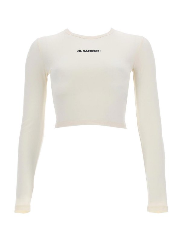 JIL SANDER: Top e canotte - Top Corto Con Logo