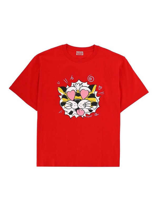 KENZO: Camisetas - Camiseta - Rojo