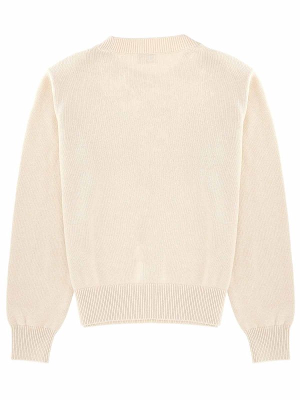 The Best Shops KENZO: Strickpullover mit Rundhalsausschnitt - Rundhalspullover - Hellrosa