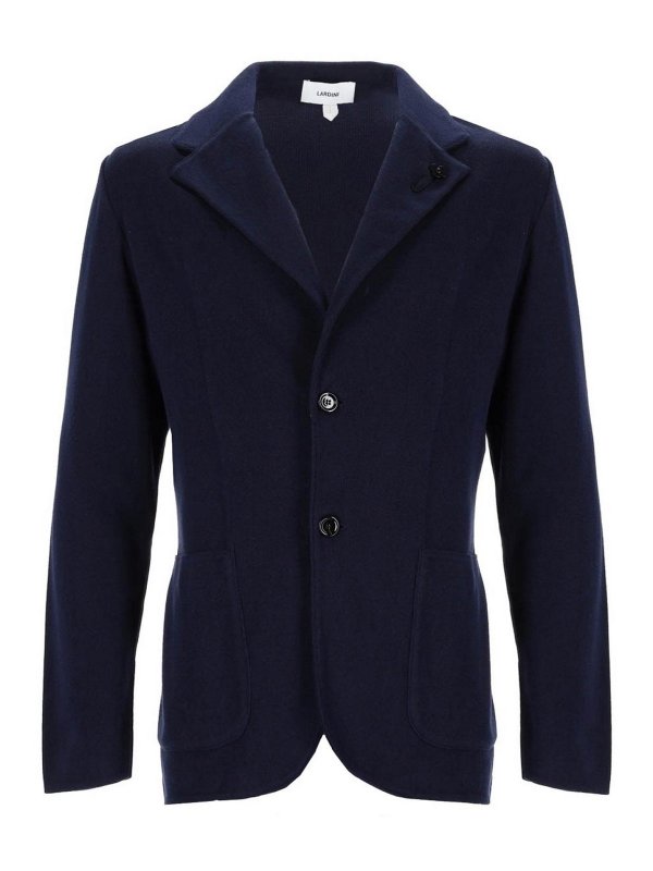 LARDINI: casual jackets - Knitted Jacket