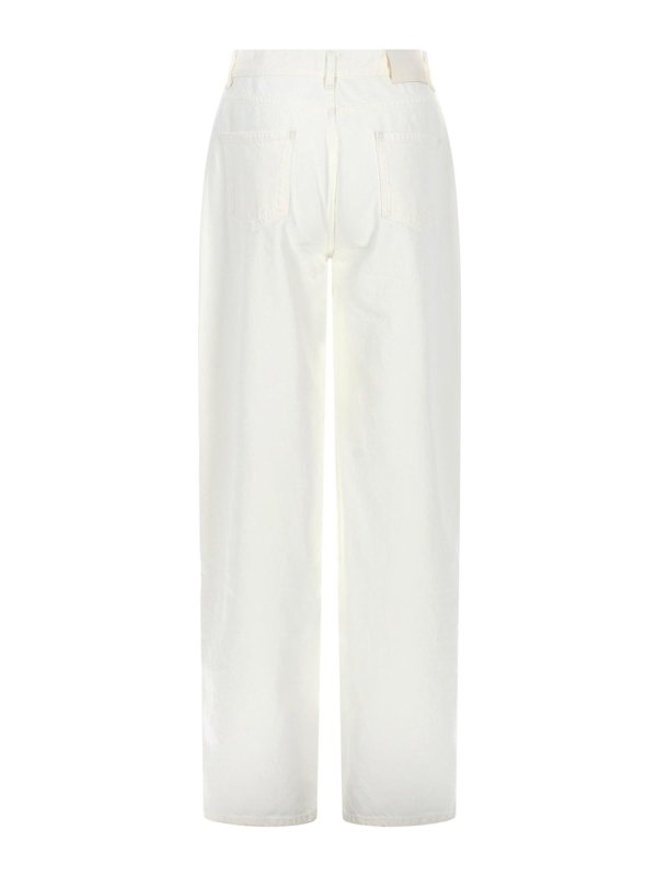 LOULOU STUDIO: Jeans Rectos online - Vaqueros Rectos - Blanco