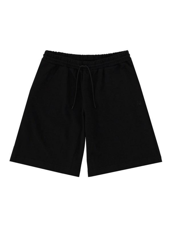 m.s.g.m.: Trousers Shorts - Shorts With Logo And Drawstring