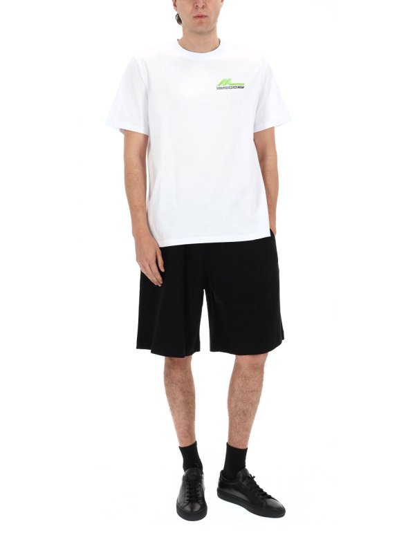 m.s.g.m.: Trousers Shorts online - Shorts With Logo And Drawstring