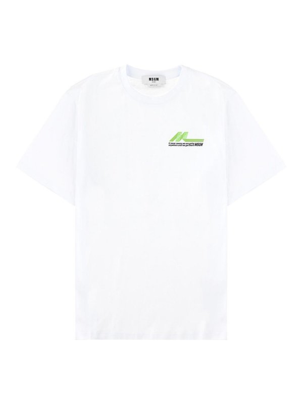 m.s.g.m.: t-shirts - T-Shirt With Logo