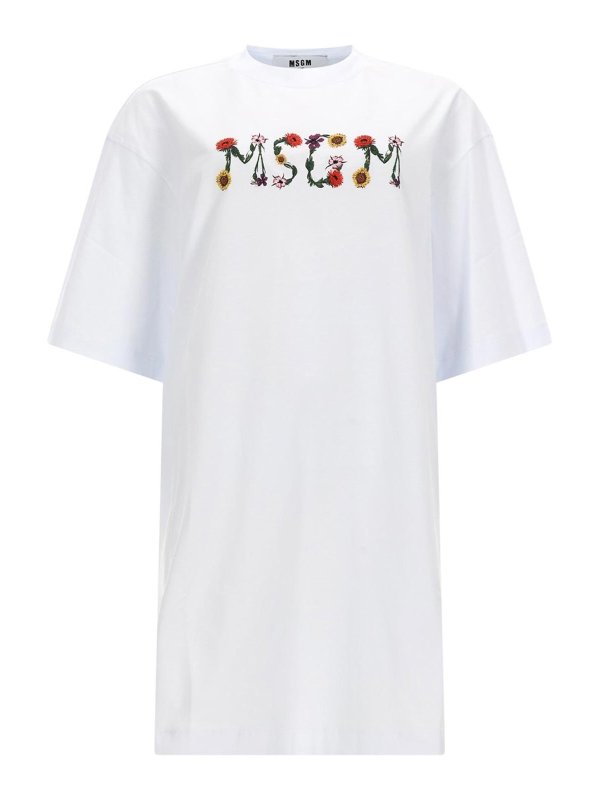 m.s.g.m.: ショートドレス - ショートドレス - 白