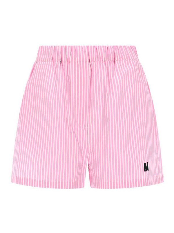 m.s.g.m.: pantaloni shorts - Shorts Con Logo