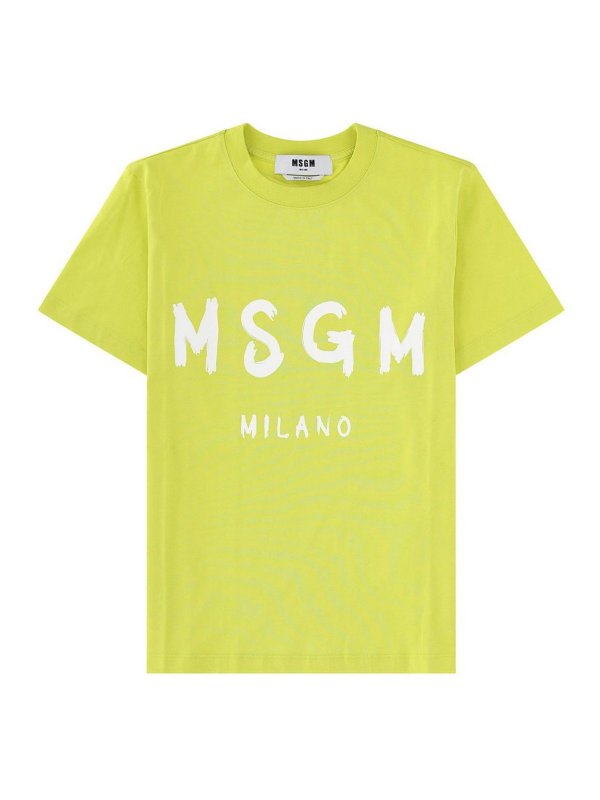 m.s.g.m.: T-shirts - T-Shirt - Gelb