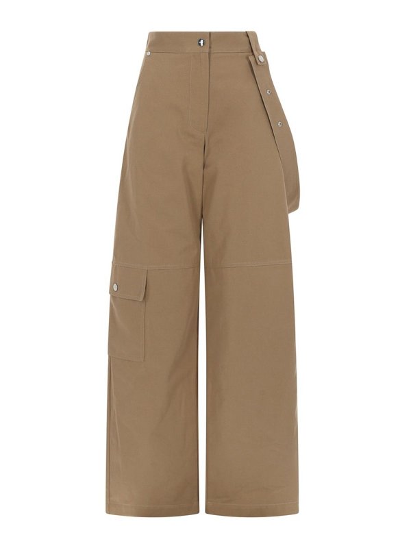 m.s.g.m.: Pantalones casual - Pantalón Casual - Beis