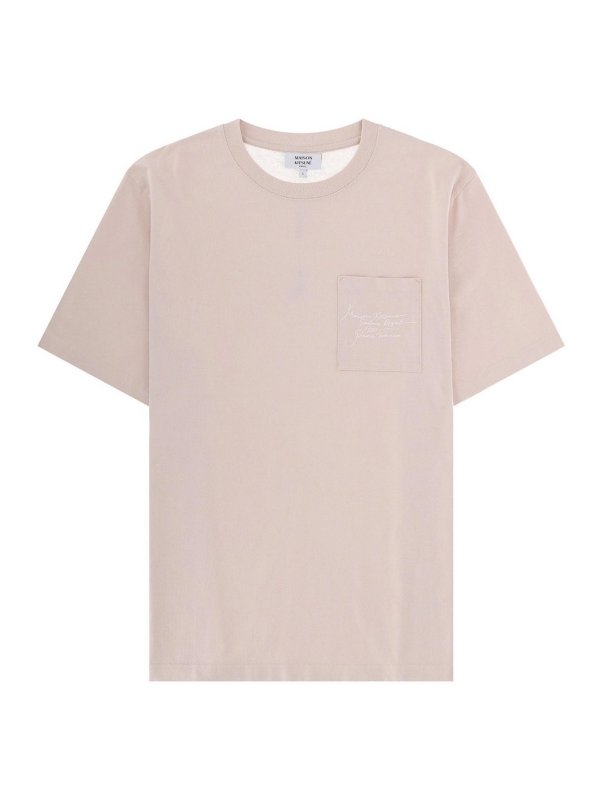 MAISON KITSUNÉ: T-shirts - T-Shirt - Hellrosa