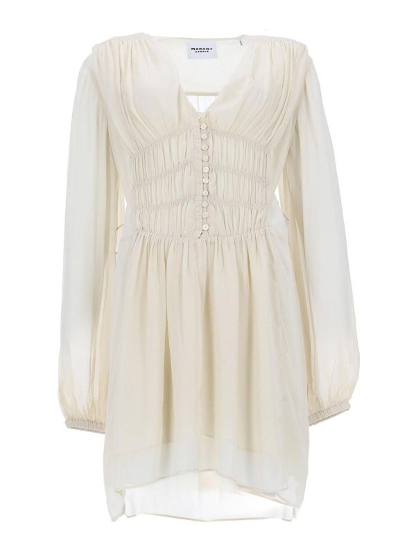 Isabel Marant Etoile: ショートドレス - ショートドレス - 白