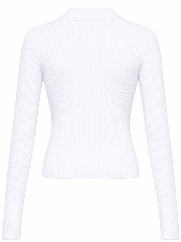 Michael Michael Kors: Strickpullover mit Rundhalsausschnitt online - Rundhalspullover - Weiß