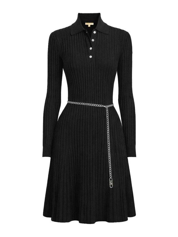 Michael Michael Kors: ニーレングスドレス - 膝丈ドレス - 黒