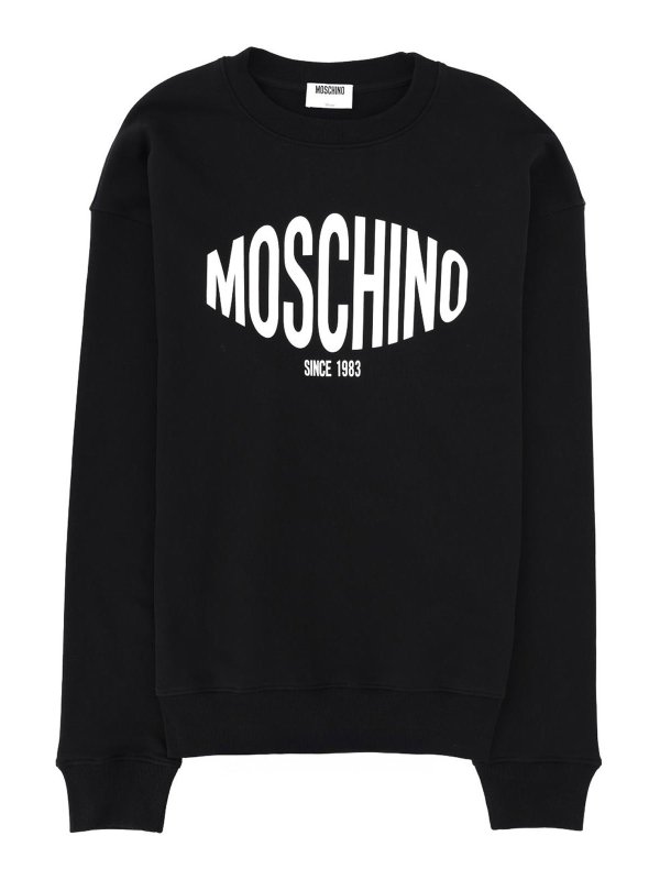 MOSCHINO: Sudaderas y suéteres - Sudadera - Negro