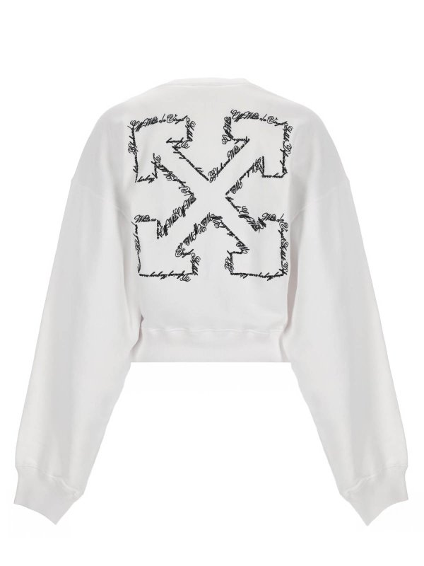 OFF-WHITE: Sweatshirts und Pullover online - Sweatshirt - Weiß
