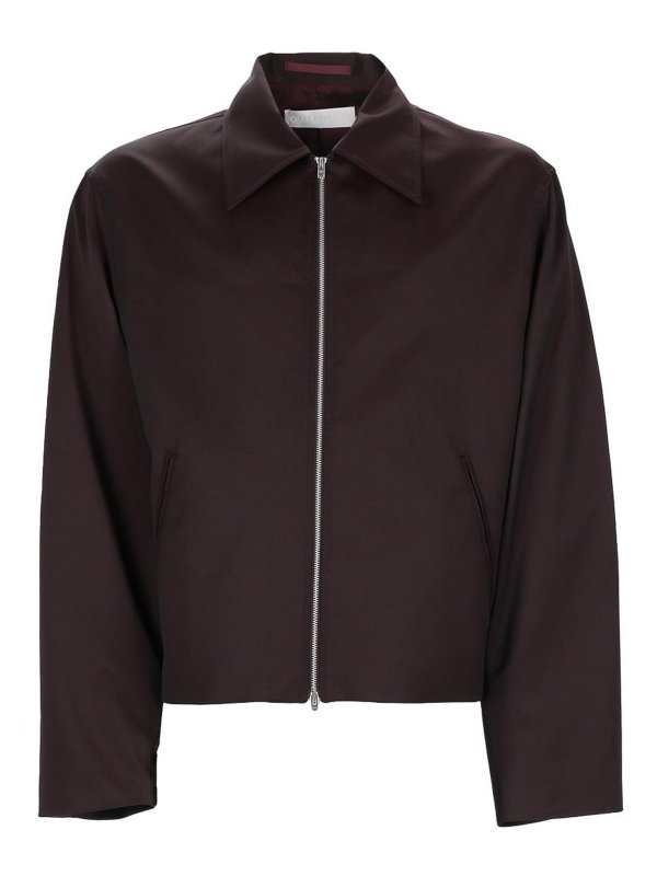 OUR LEGACY: casual jackets - Mini Jacket With Zip
