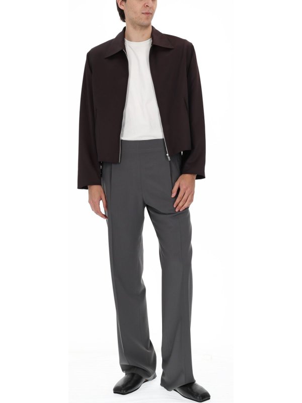 OUR LEGACY: casual jackets online - Mini Jacket With Zip