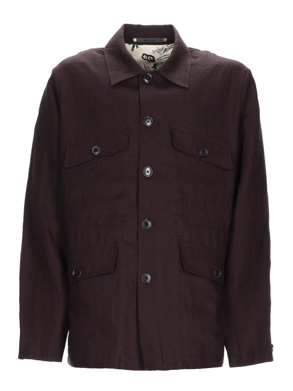 PAUL SMITH: casual jackets - Linen Jacket