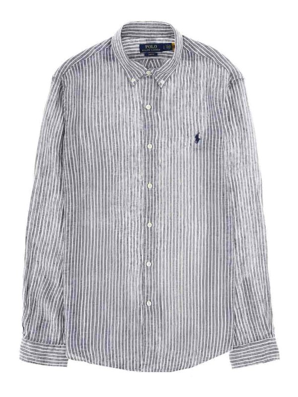 POLO RALPH LAUREN: シャツ - シャツ - ブルー