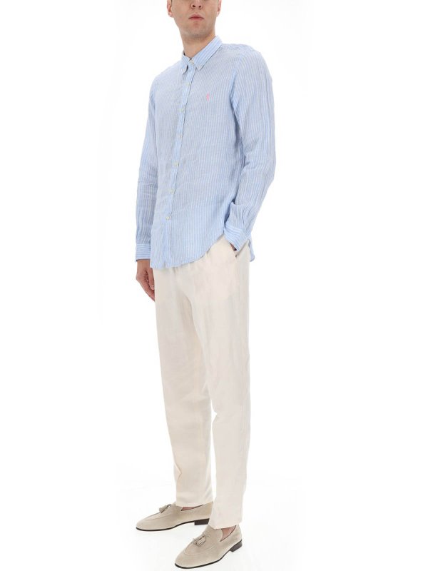 POLO RALPH LAUREN: シャツ online - シャツ - ブルー