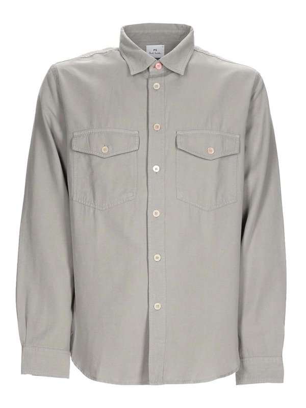 PS BY PAUL SMITH: Hemden - Hemd - Grau