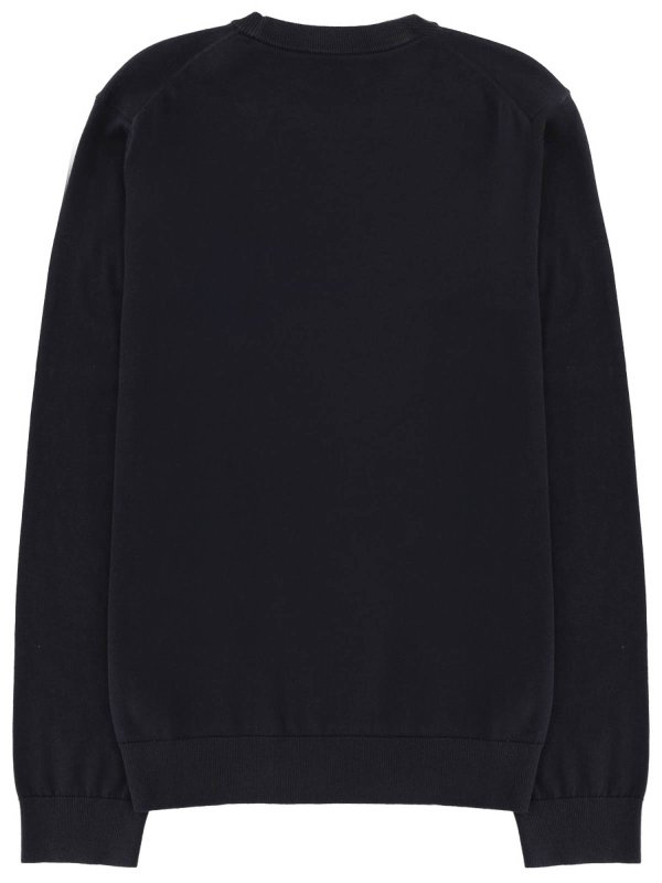 PS BY PAUL SMITH: Strickpullover mit Rundhalsausschnitt online - Rundhalspullover - Blau