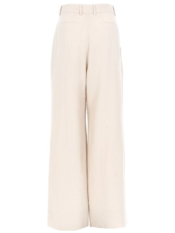 PT TORINO: pantaloni casual online - Pantalone  In Lino E Cotone
