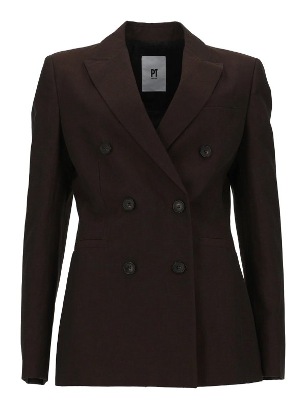 PT TORINO: giacche casual - Giacca  In Lino E Cotone