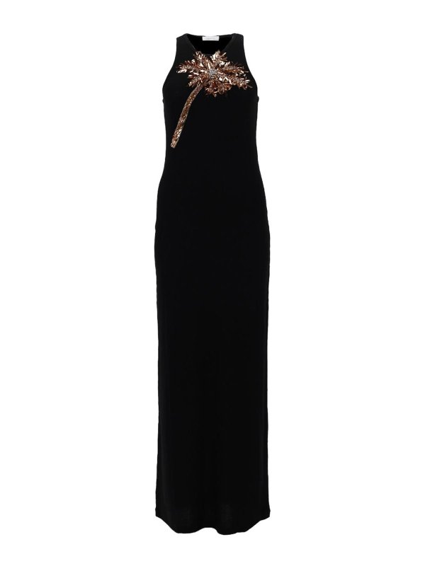 RABANNE: Maxi robe - Maxi Robe - Noir