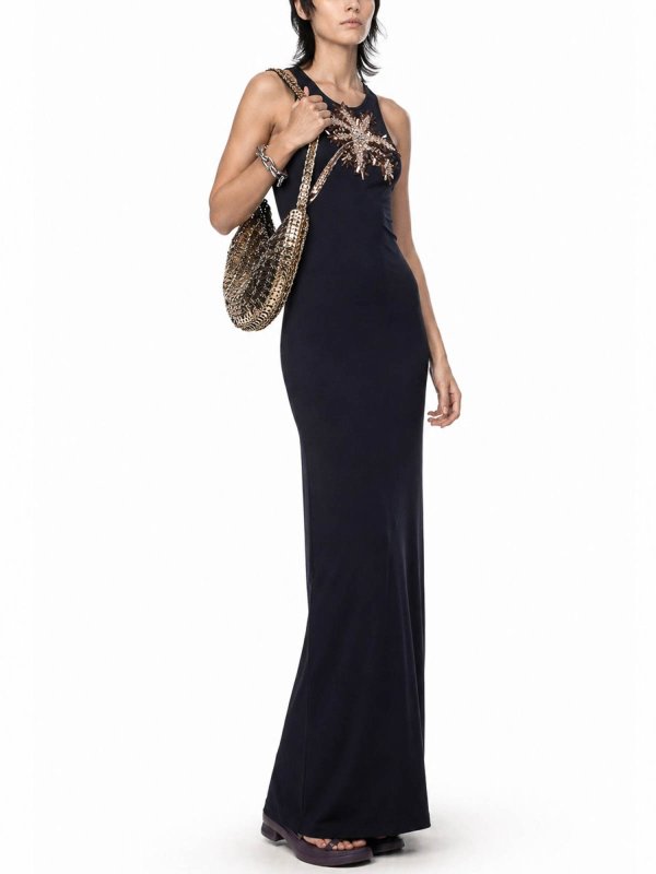 RABANNE: Maxi robe online - Maxi Robe - Noir