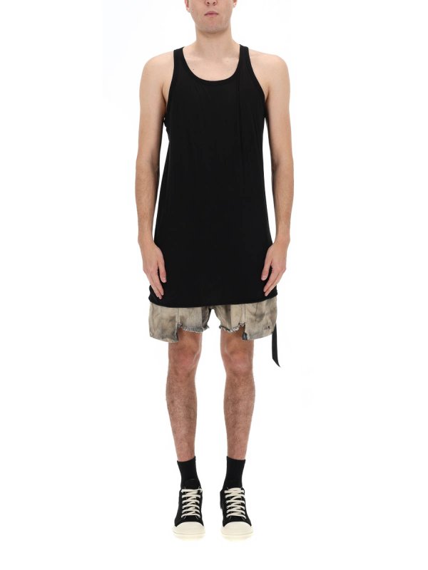 トップ/タンクトップ - 黒 shop online: RICK OWENS
