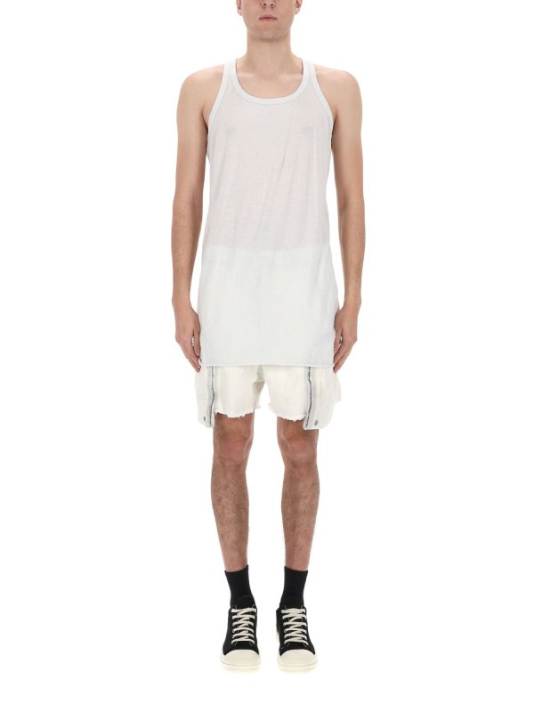 トップ/タンクトップ - 白 shop online: RICK OWENS