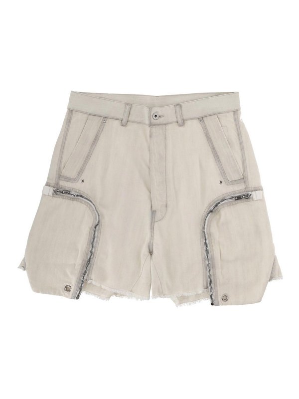 RICK OWENS: Hosen Shorts - Shorts - Weiß